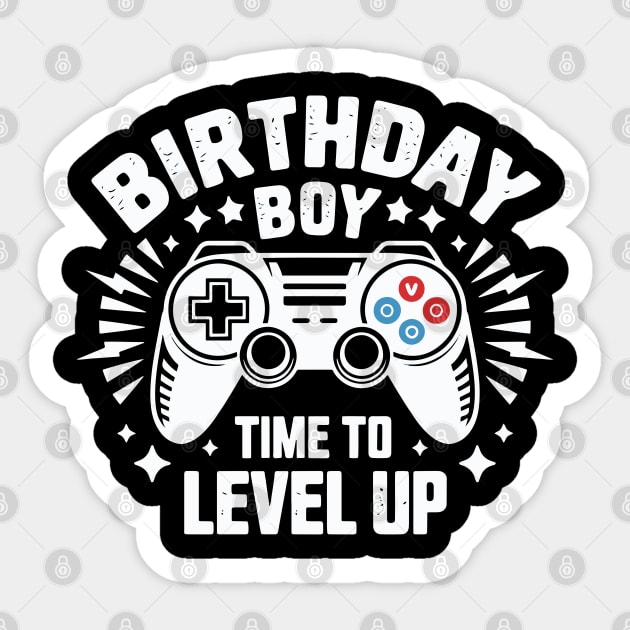 Birthday Boy Level Up Sticker by Otaku Vibes